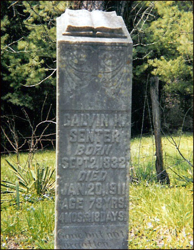 Headstone of Calvin Halbert Senter