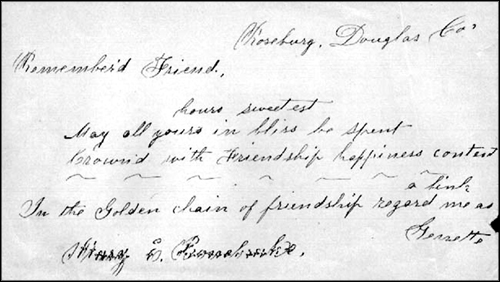 Mary E. Bonebrake Signature