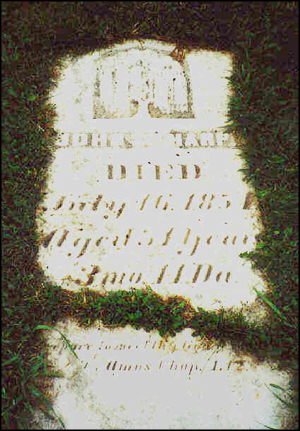 Photo of grave of John Tharp